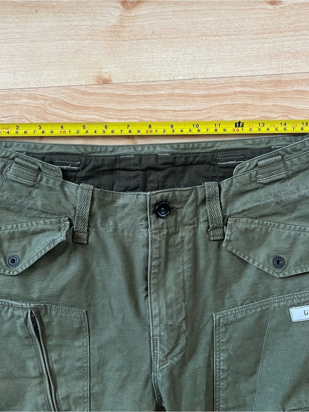 G-Star Raw Rco Powel 3D Tapered Cargo Pants 31W Army Military Green Archive - Picture 8 of 12